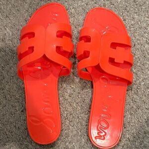 Women's Orange Slide Sandals - Sam Edelman